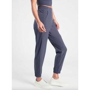 Athleta Brooklyn Legacy Mid Rise Jogger Medieval Violet Athleisure Blue Size 2